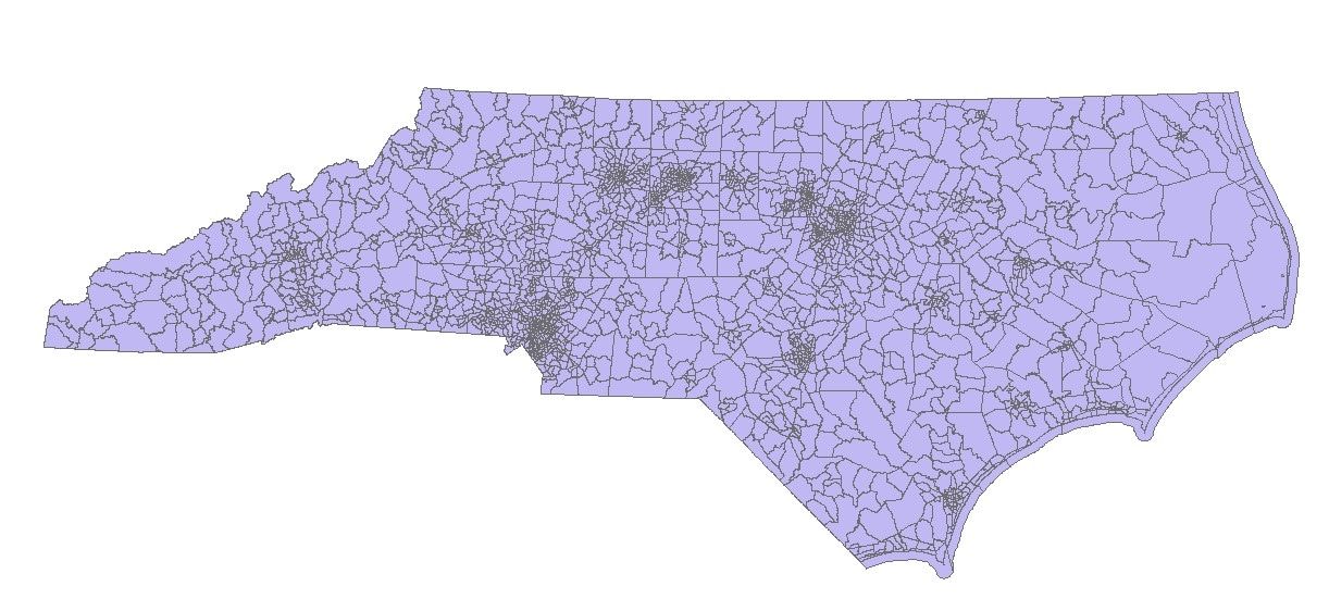 View of the shapefile image map.