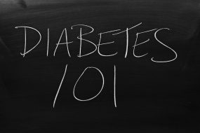 Diabetes 101 On A Blackboard