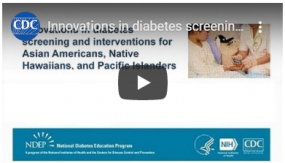 video thumbnail for innovations in screening diabetes