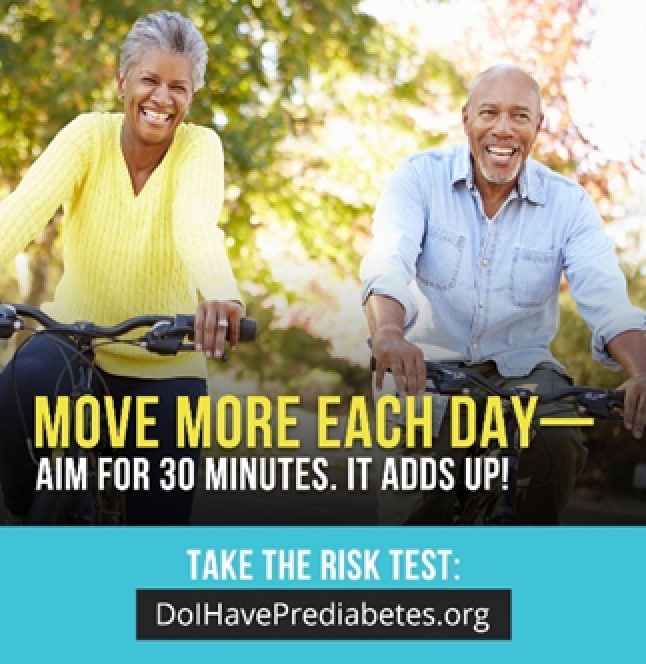 1 in 3 Adults Has Prediabetes. Could be you, your co-pilot, your co-pilot's co-pilot.