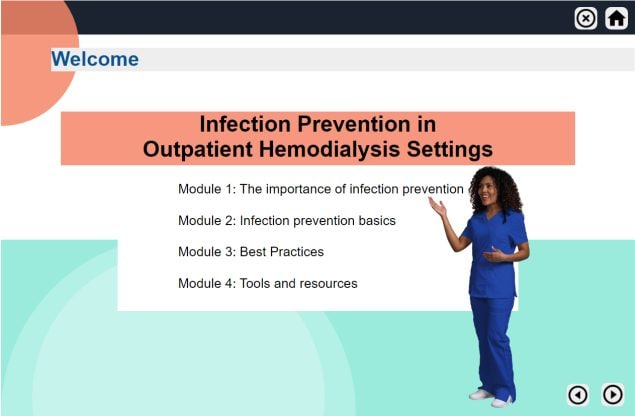 Infection Prevention in Outpatient Hemodialysis Settings