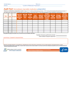 Injection Safety: Medication Preparation & Administration Audit Tool
