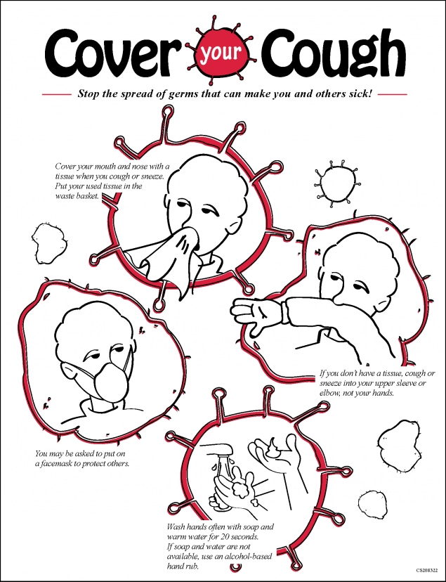 Prevent infections by covering your cough.