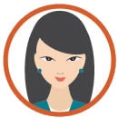 young woman clipart