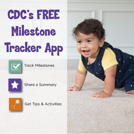 CDC's milestone tracker mobile app
