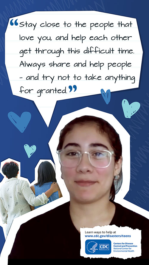  Mariana shares her experience with Hurricane Maria and gives other teens advice on how to cope after a natural disaster.