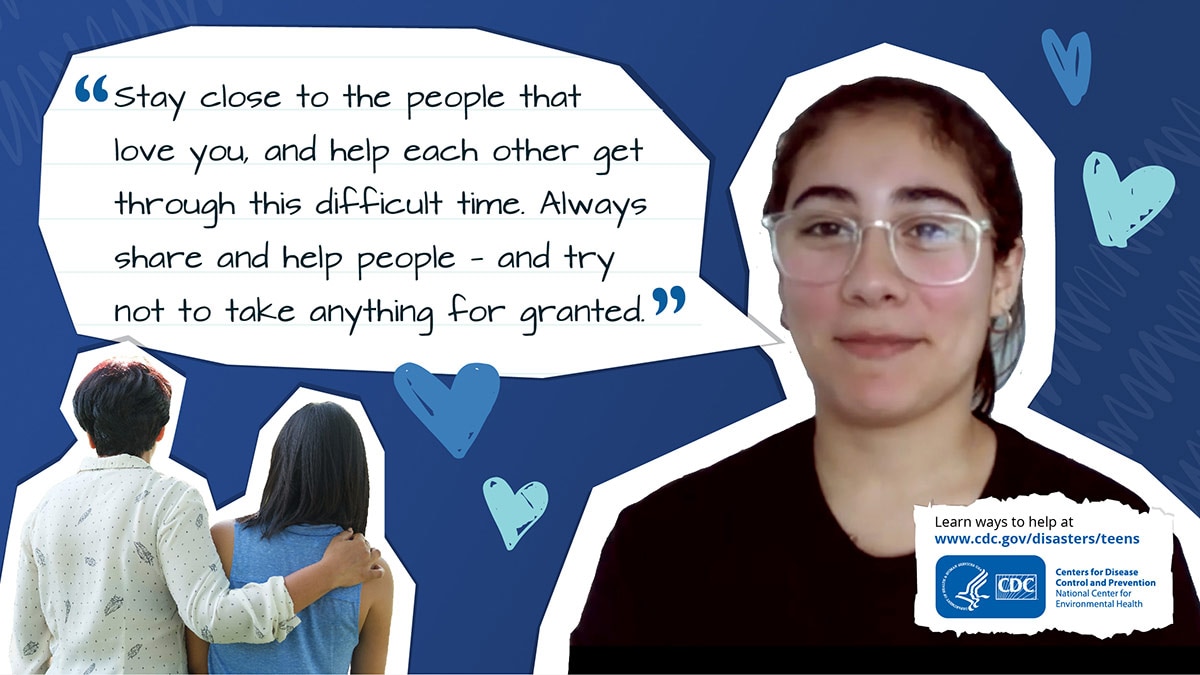 Mariana shares her experience with Hurricane Maria and gives other teens advice on how to cope after a natural disaster.
