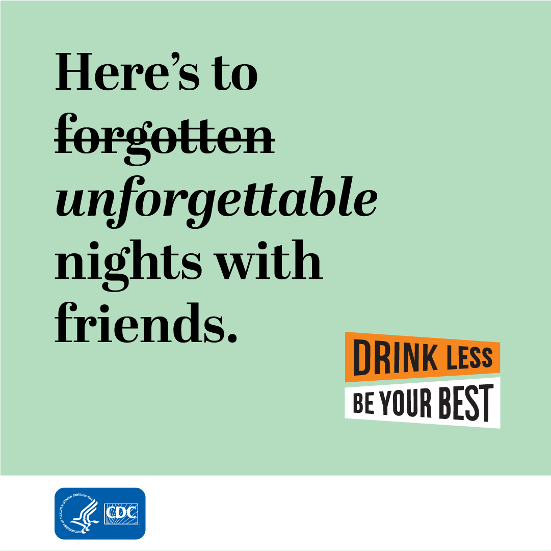 Here's to (forgotten) unforgettable nights with friends.