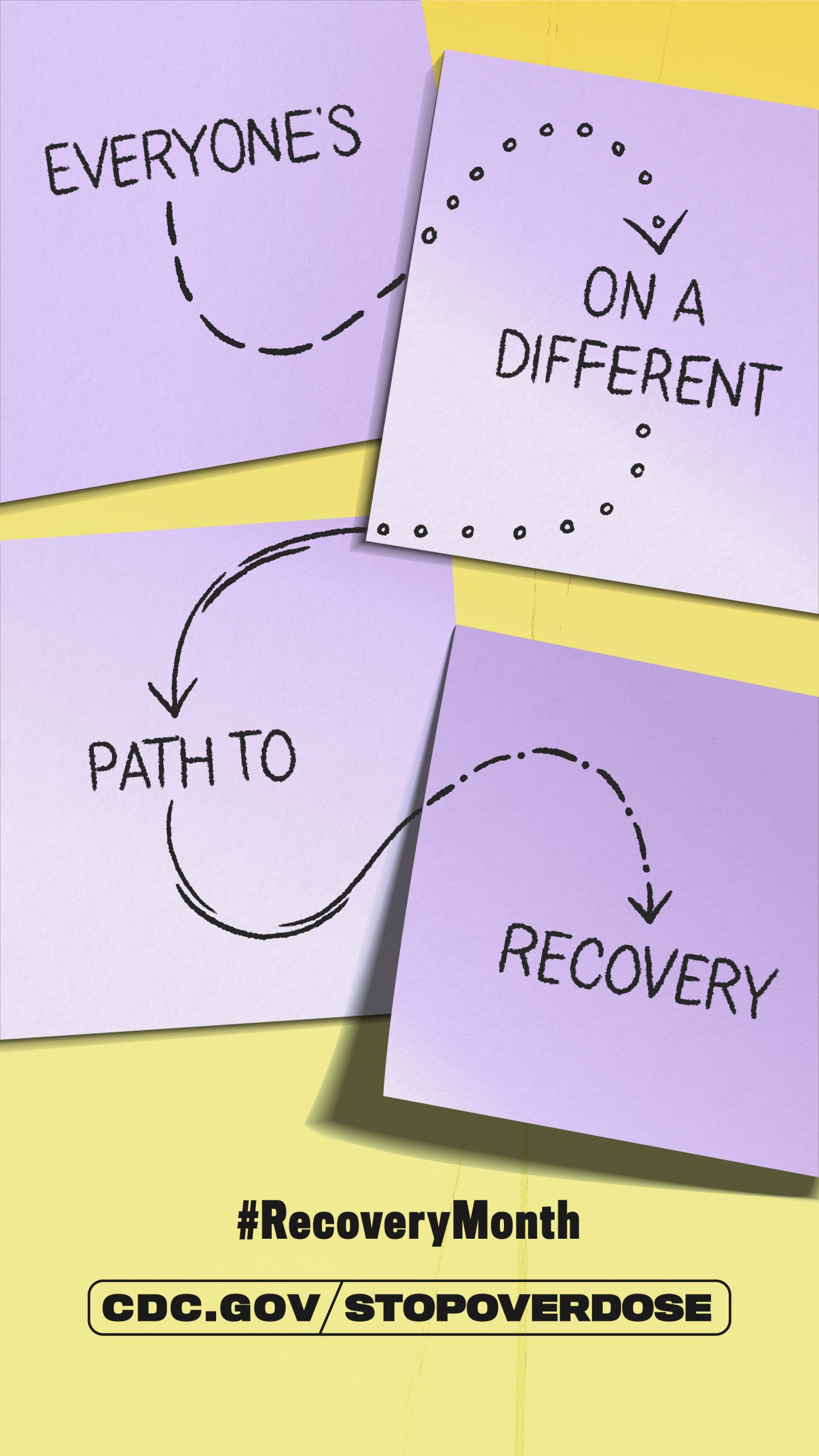 Everyone's on a different path to recovery.