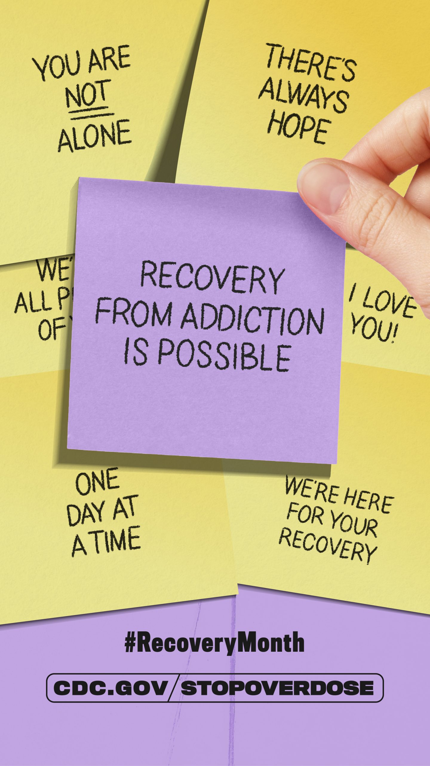 Recovery from addiction is possible.