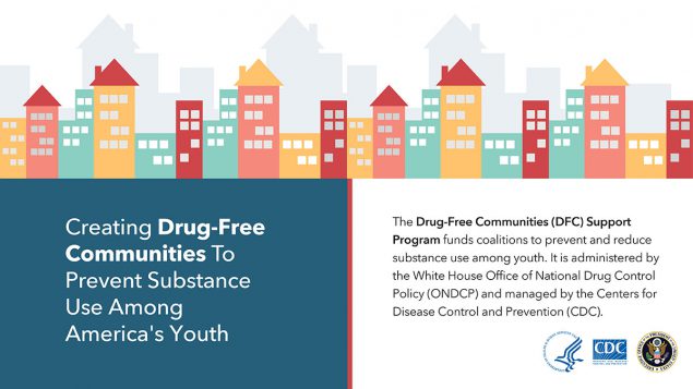 The Drug-Free Communities (DFC) Support Program funds coalitions to prevent and reduce substance use among youth.