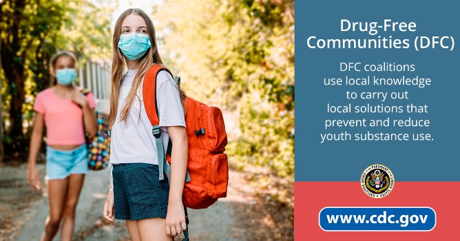 Drug-Free Communities coalitions use local knowledge to carry out solutions that prevent and reduce you substance use.