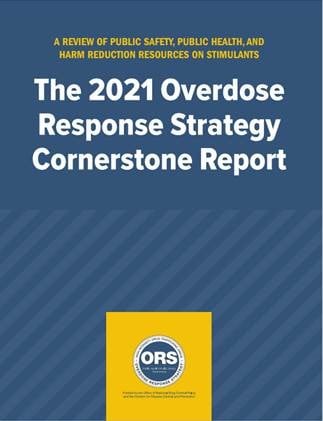 2019 Overdose Response Strategy Cornerstone Report: Overdose Prevention Services in Jails document cover sheet