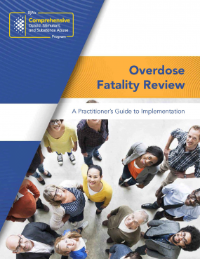 screenshot of the Overdose Fatality Review document cover sheet
