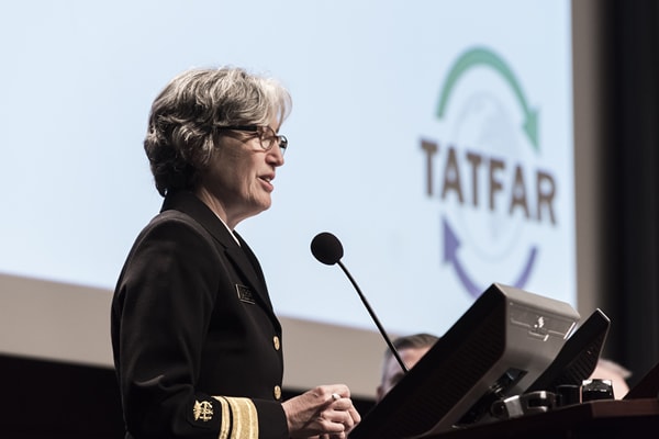Acting CDC Director Anne Schuchat was one of two keynote speakers at the 2018 TATFAR meeting.