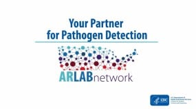 Title image, Your Partner for Pathogen Detection, with the AR Lab Network logo underneath.