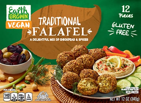 Earth Grown vegan traditional falafel