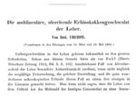 Thumbnail of Reproduction of the beginning of Virchow’s original publication (3) of a case of hepatic multilocular echinococcosis and his proof that the disease was caused by an Echinococcus sp.