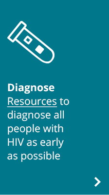 Diagnose: Resources to diagnose all people with HIV as early as possible