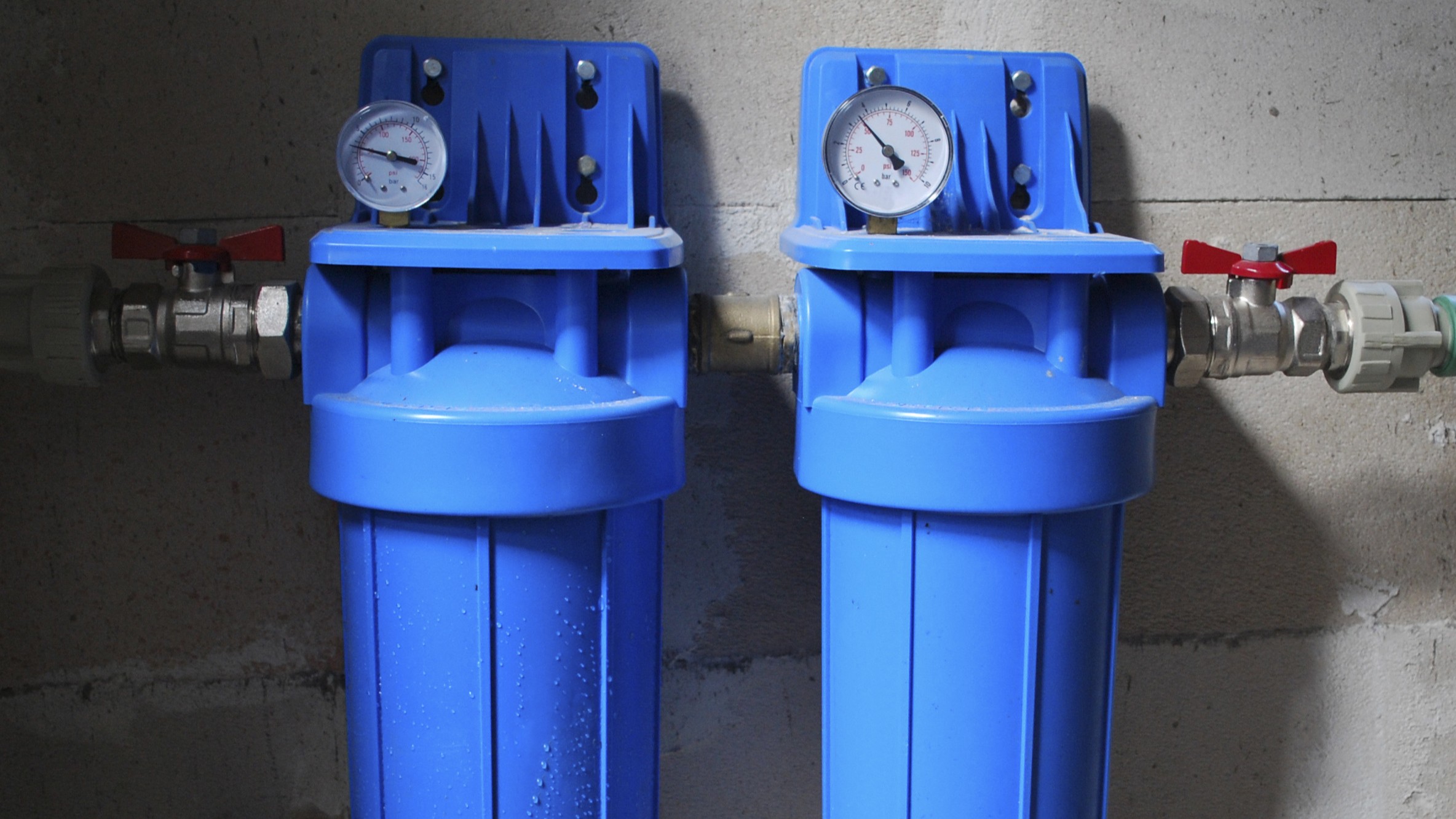 Private well filters to clean water from private wells