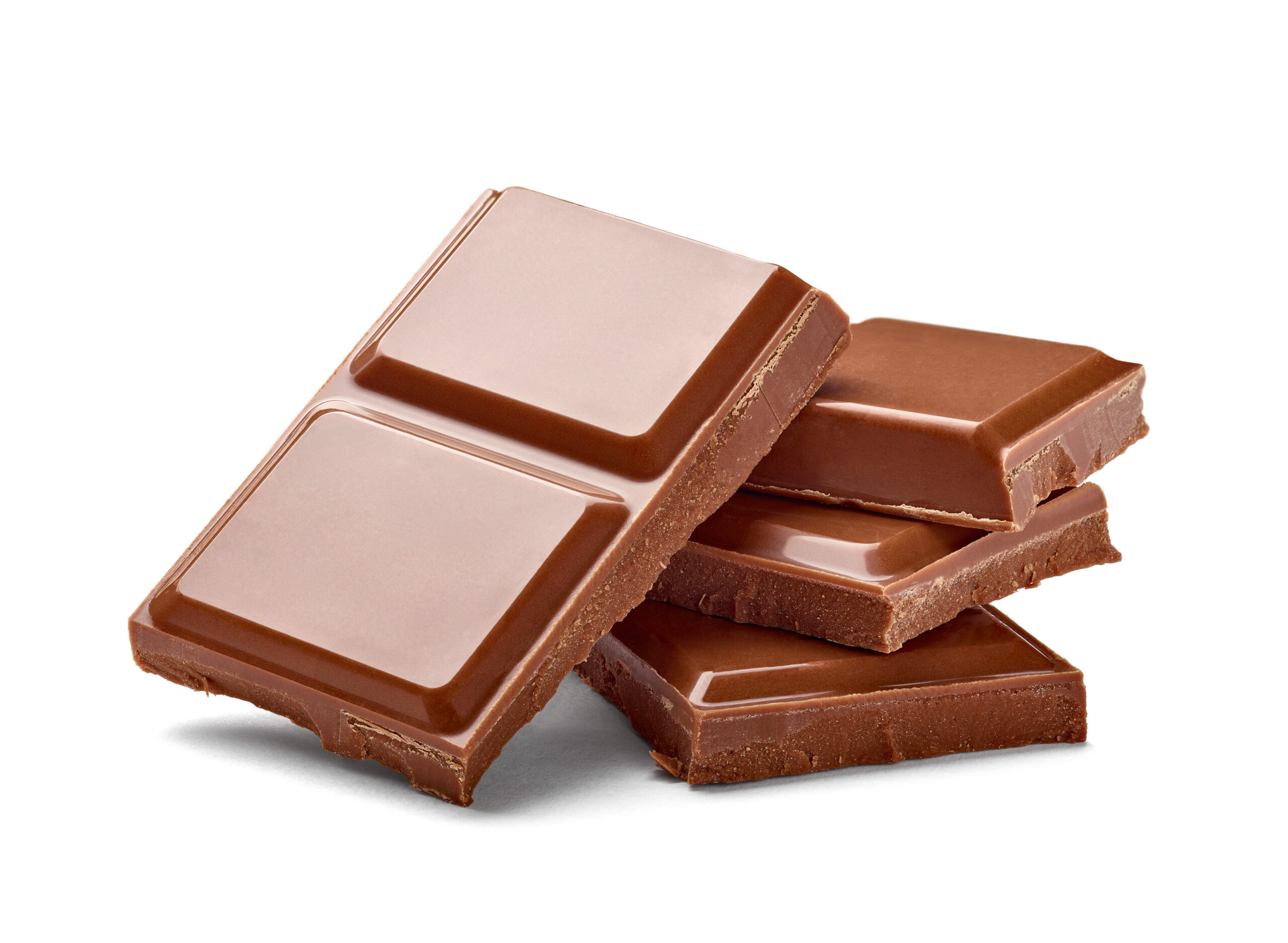 Stack of chocolate bars