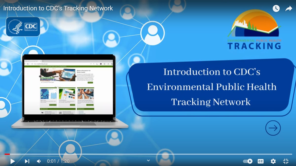 Introduction to CDC’s Tracking Network video tutorial screenshot