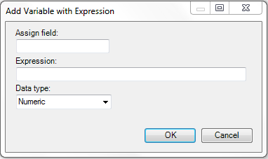 Add Variable with Expression