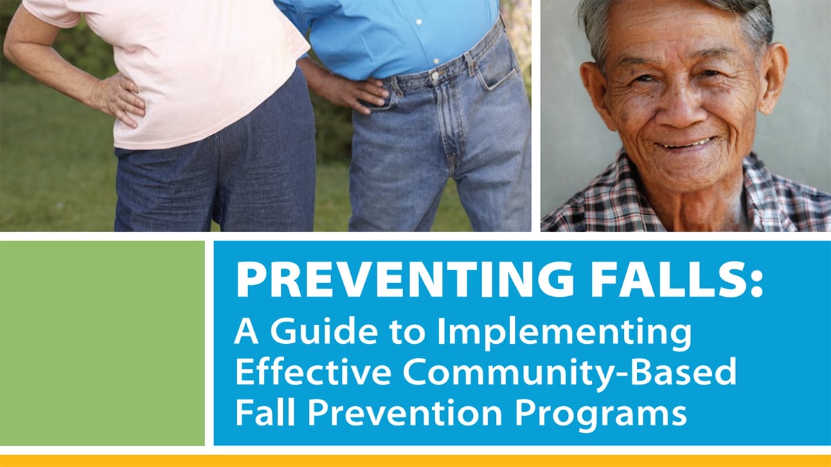 Preventing Falls: A Guide to Implementing Effective Community-Based Fall Prevention Programs cover