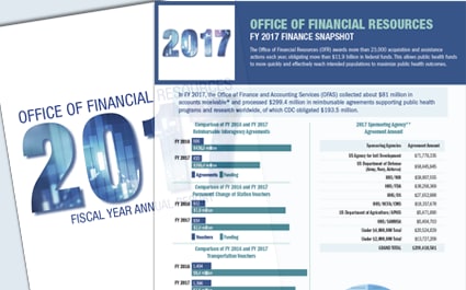 Office of Financial Resources fiscal year 2017 finance snapshot
