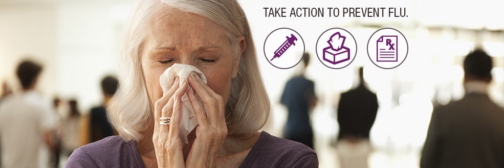 Tome medidas para prevenir la influenza