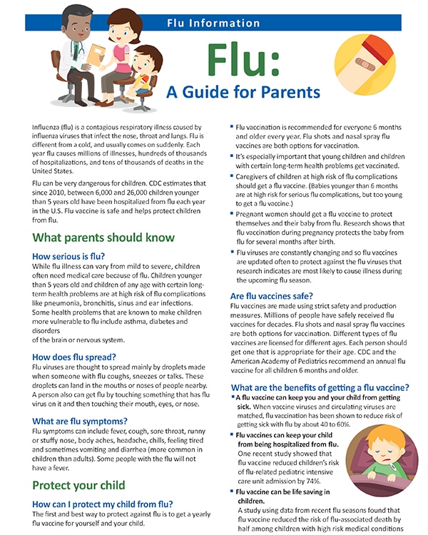 The Flu: A Guide for Parents