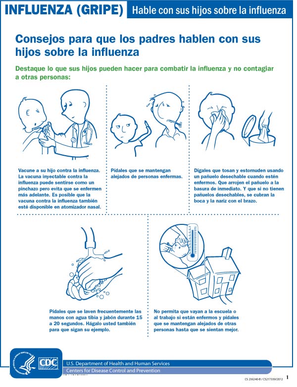 Hablar con los niños sobre la influenza