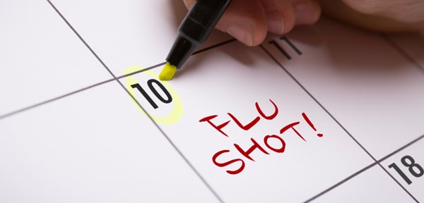 Everyone 6 months & older should receive a yearly flu vaccine.
