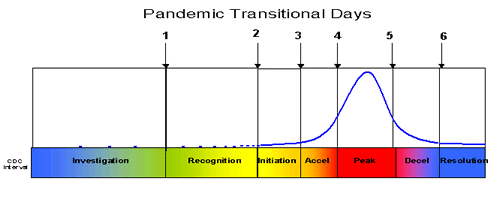 Graphic of Pandemic Transitional Days