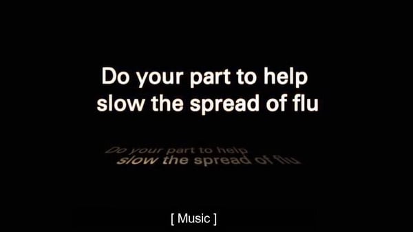 stop the spread of flu video