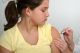 girl receiving vacination