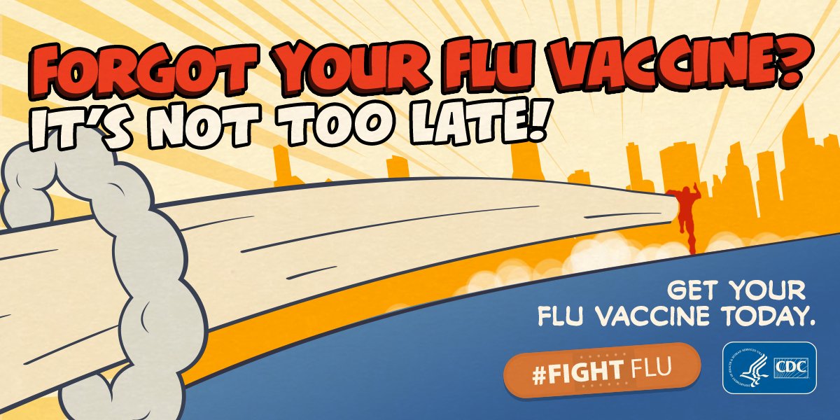 Forgot your flu vaccine? It's not too late! 