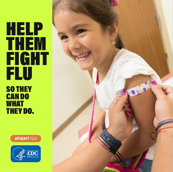 Ayúdelos a combatir la influenza para que puedan hacer lo que hacen. #combatelainfluenza cdc
