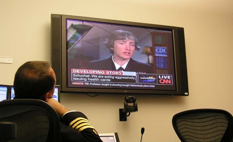 Dr. Anne Schuchat appears on CNN to provide updates on the response to the 2009 H1N1 pandemic 
