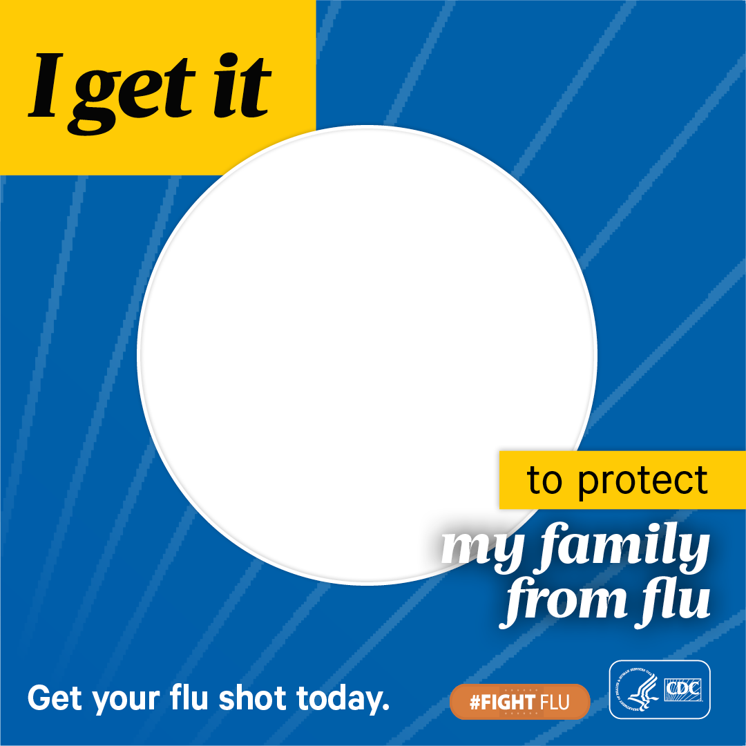 I get it to protect my family from flu frame