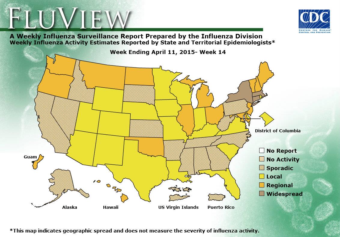 WEEK 14, 2014 FLU MAP NOT PRESENT ON SERVER