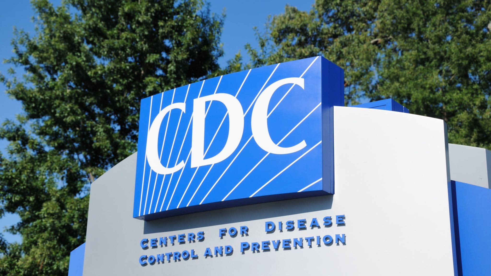 CDC's blue logo.