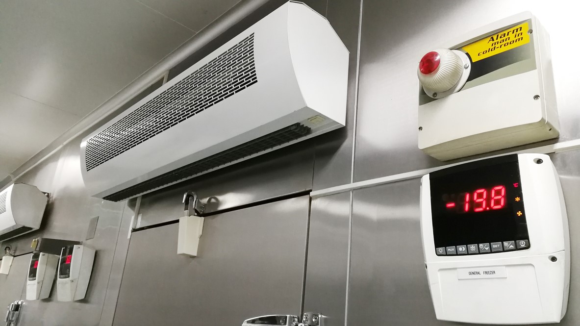 — title missing — Commercial freezer.