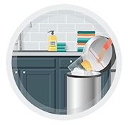Шаг 1 для очистки вашего холодильника выбросьте отозванную еду