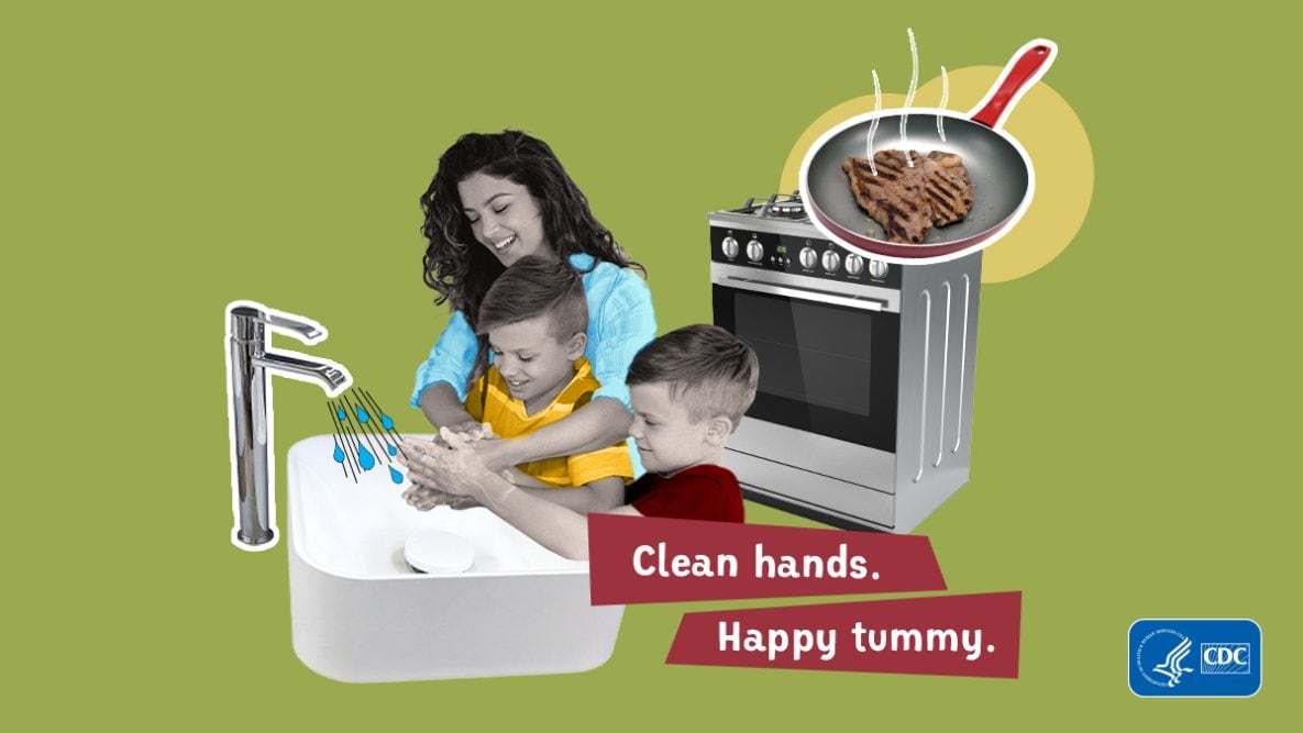 Clean hands, happy tummy