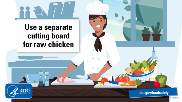 Food Safety Education Month - Cooking Chicken FB