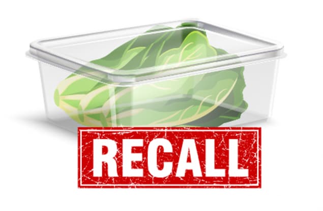 recalled packaged lettuce