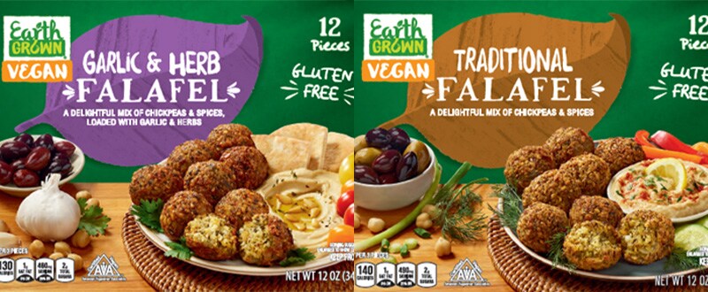 Earth Grown vegan traditional falafel