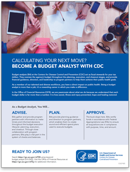 OFR Budget Analyst Career Flyer