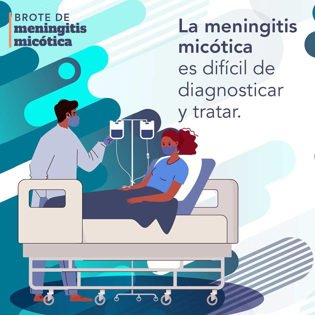 Brote de meningitis micótica: La meningitis micótica es difícil de diagnosticar y tratar.